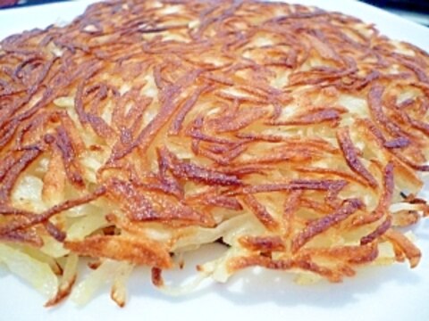 朝食や、ブランチに!じゃがいもだけおいしいガレット